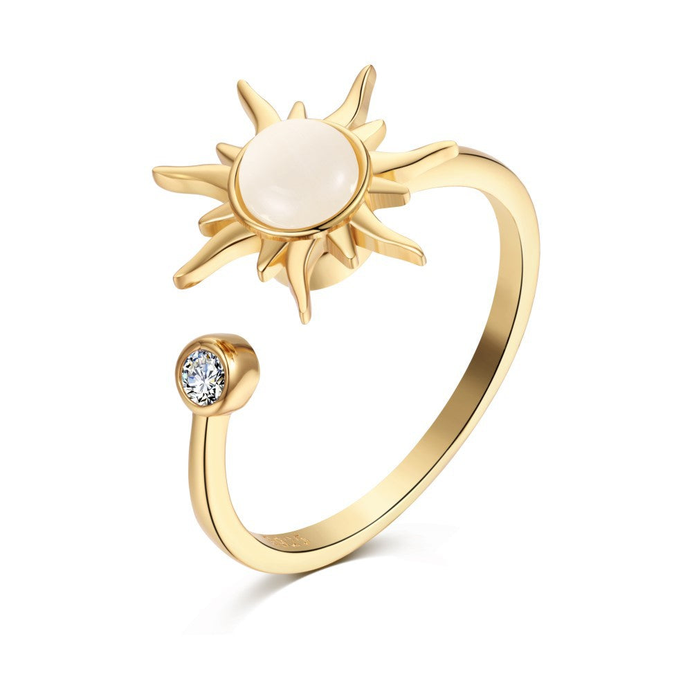 Sun pendant Anxiety Ring