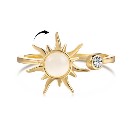 Sun pendant Anxiety Ring