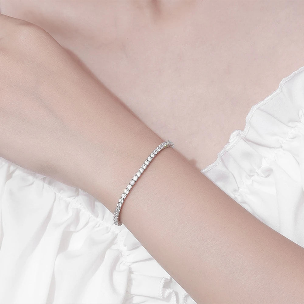 Moissanite Tennis Bracelets