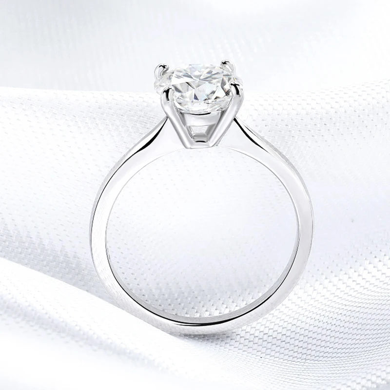 Moissanite Solitaire Ring