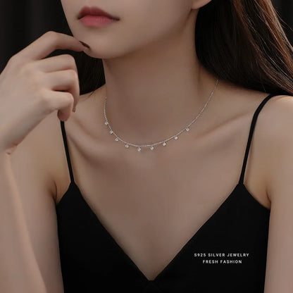 Clover 18K Chain Choker Necklaces