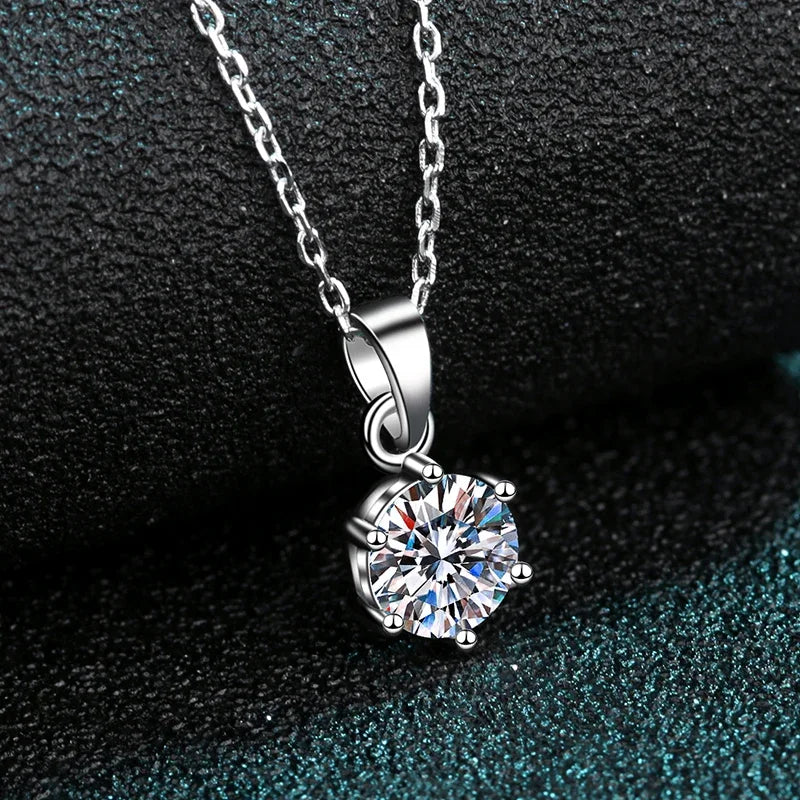 Moissanite Necklace Pendant