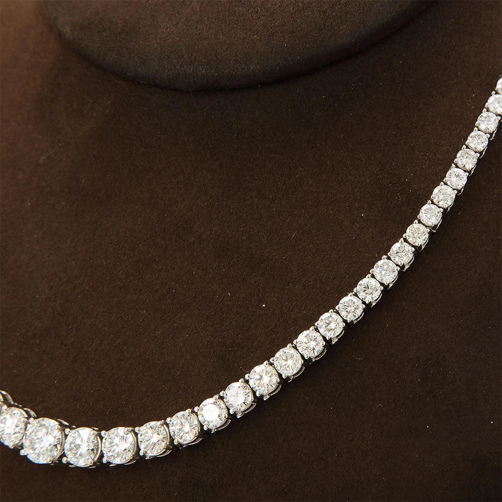 Moissanite Tennis Necklace