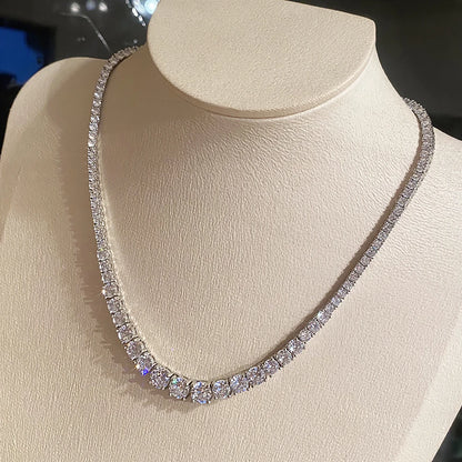 Moissanite Tennis Necklace