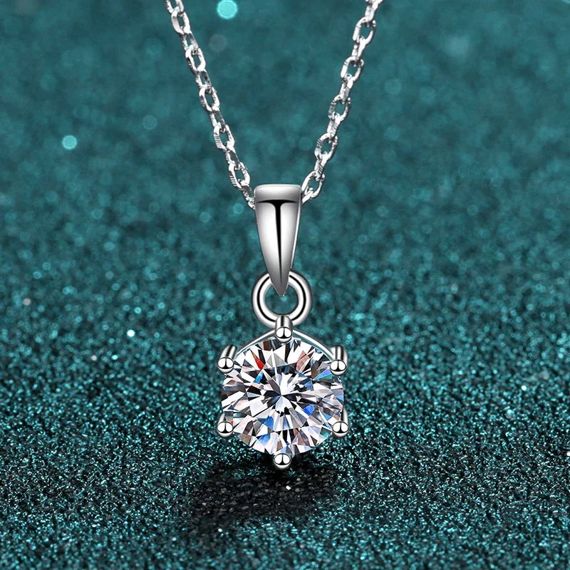 Moissanite Necklace Pendant