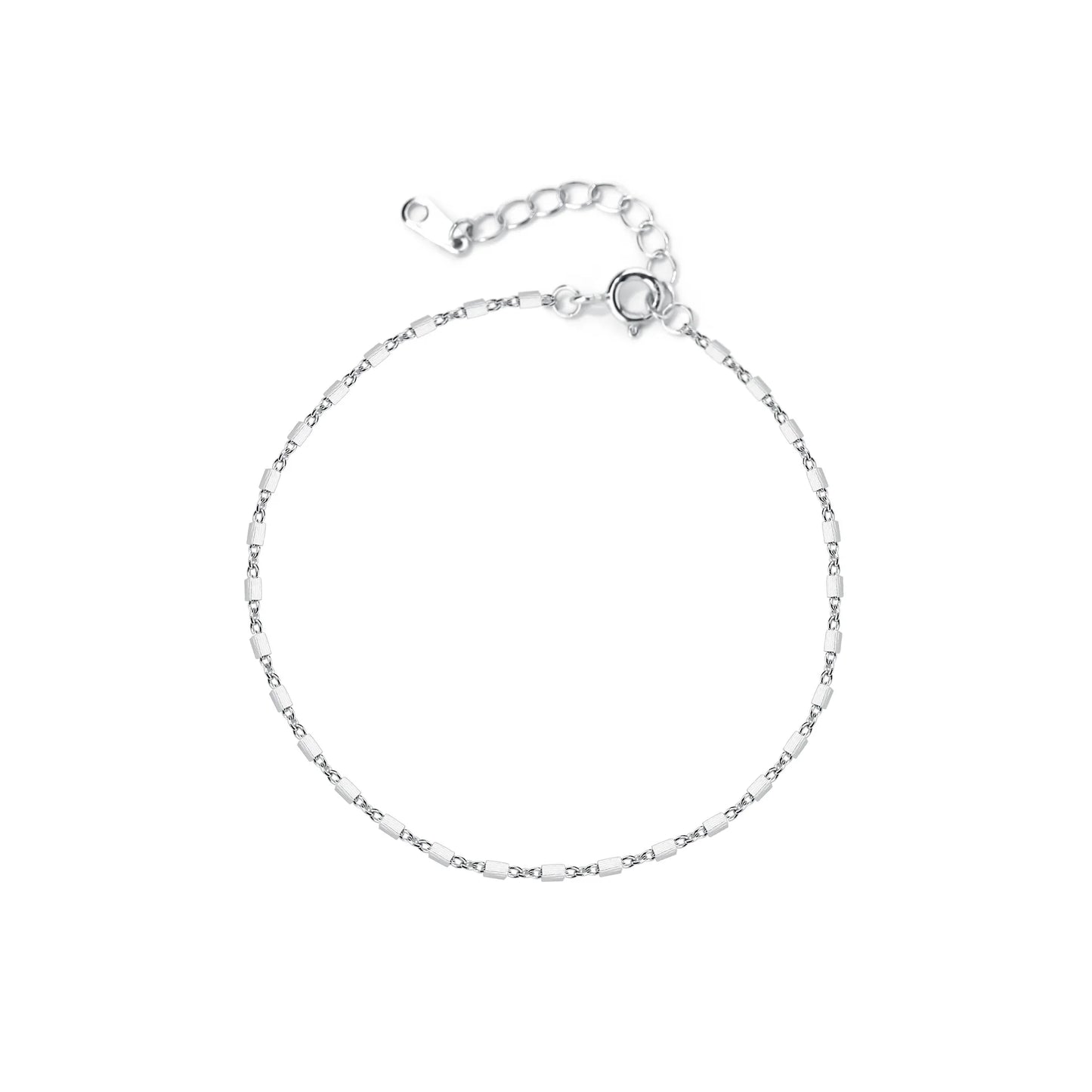 Square Shaped Chain Link Bracelet